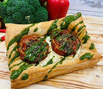 Tomaten-Ricotta-Blätterteigtarte